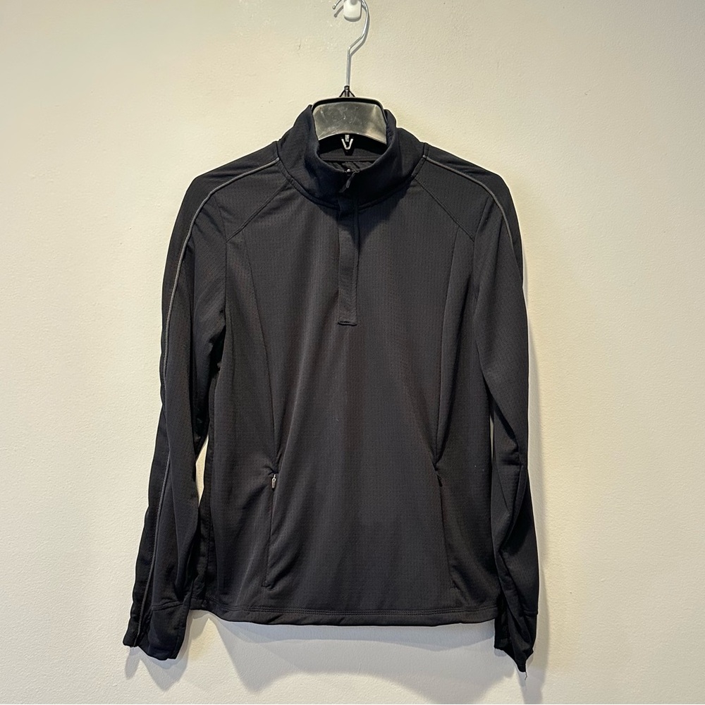 Mondetta Womens Hiking Athletic Workout Tops - Lightweight Quarter-Zip Pullover - Picture 7 of 9